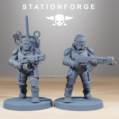 Imperial Army Vaskar Infantry Builder Kit (12 Units), 28mm heroic scale unpainted resin, view 8