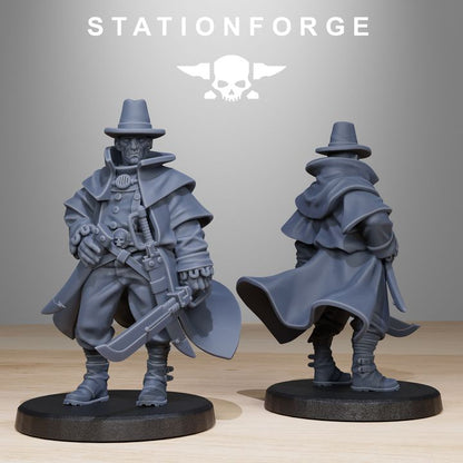 Inquisition Mercenaries (10 Units), 28mm heroic scale unpainted resin, view 8