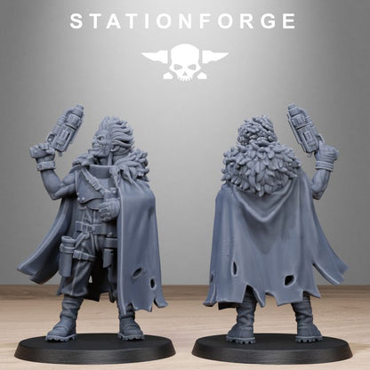 Tech Priests Barbarians, 28mm heroic scale unpainted resin, view 5