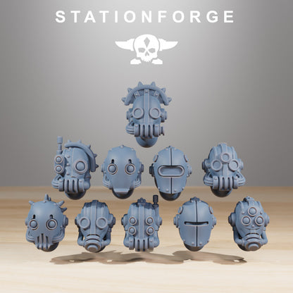 Tech Priests Scavenger Junkbots (10 Units), 28mm heroic scale unpainted resin, view 7