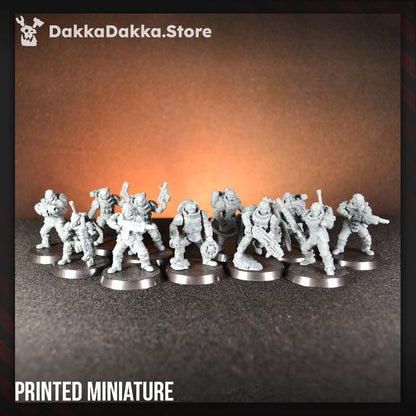Phaeton Guard Special, Imperial Army proxy miniature, infantry, 28mm heroic scale unpainted resin, view 8