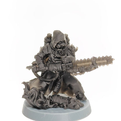 Furio The Ashblood, Battle Sisters proxy miniature, character, 28mm heroic scale unpainted resin, view 8