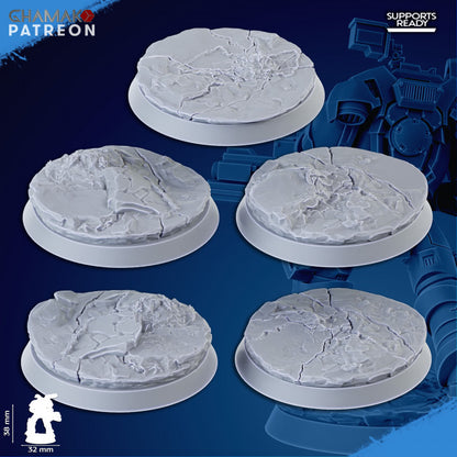 Space Knights Obliterator Squad (5 Units), proxy miniature, 28mm heroic scale unpainted resin, view 10