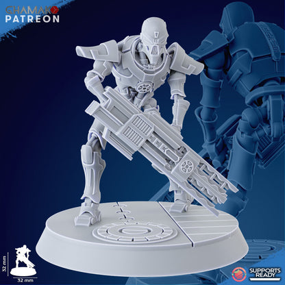Necro Soldiers Squad (10 Units), proxy miniature, 28mm heroic scale unpainted resin, view 10