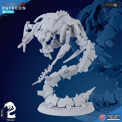 Necro Vault Wraiths (3 Units), proxy miniature, squad, 28mm heroic scale unpainted resin, view 2