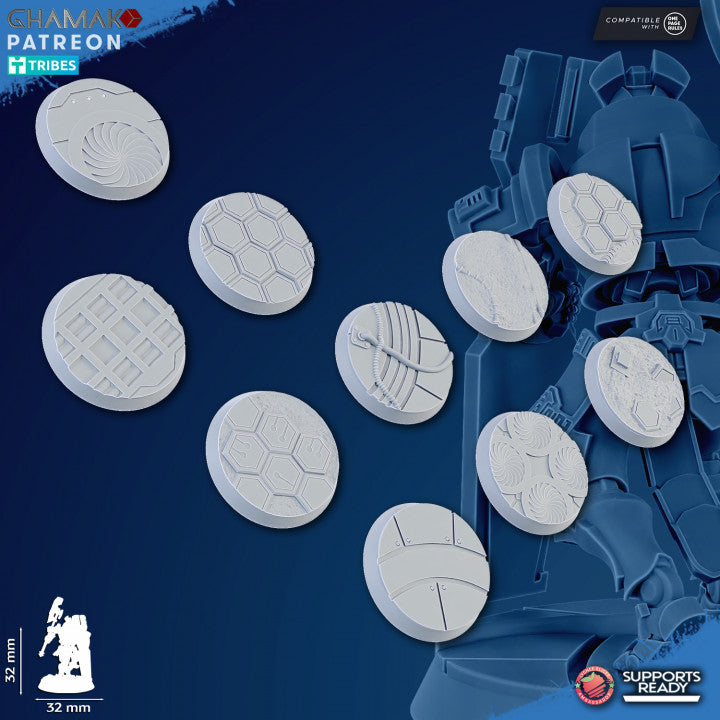 Necro Vault Guards Modular Kit (10 Units), proxy miniature, squad, 28mm heroic scale unpainted resin, view 9