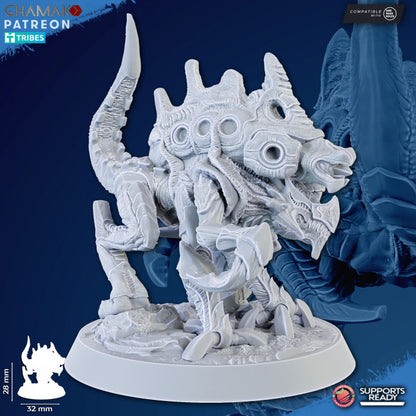 Bio Swarm Cystlings (5 Units), proxy miniature, squad, 28mm heroic scale unpainted resin, view 4