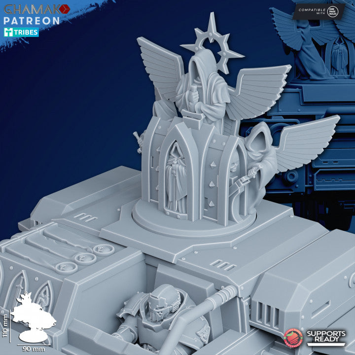 Hooded Knights Lions Claw, proxy miniature, weapons, 28mm heroic scale unpainted resin, view 5