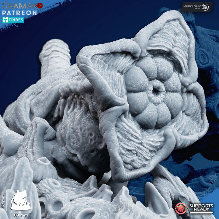 Bio Swarm Sporespitters (3 Units), proxy miniature, squad, 28mm heroic scale unpainted resin, view 3