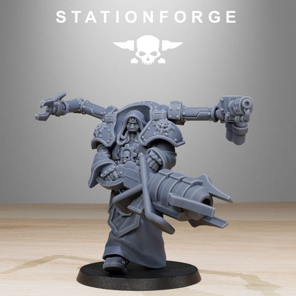 Tech Priests Scavenger Volatiles Infantry (10 Units), 28mm heroic scale unpainted resin, view 9