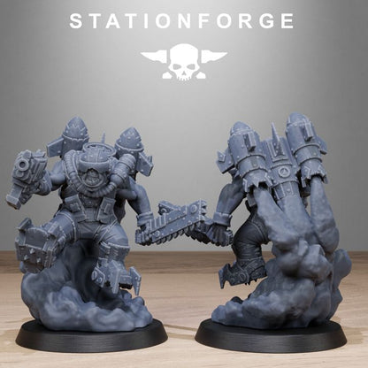 Orks Flyers, proxy miniature, 28mm heroic scale unpainted resin, view 9