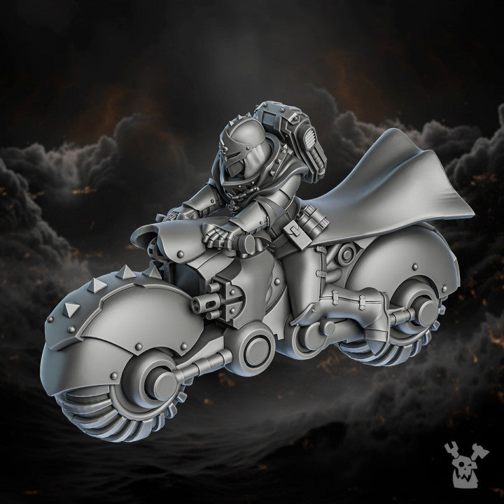 Battle Sisters Squad, proxy miniature, 28mm heroic scale unpainted resin, view 8