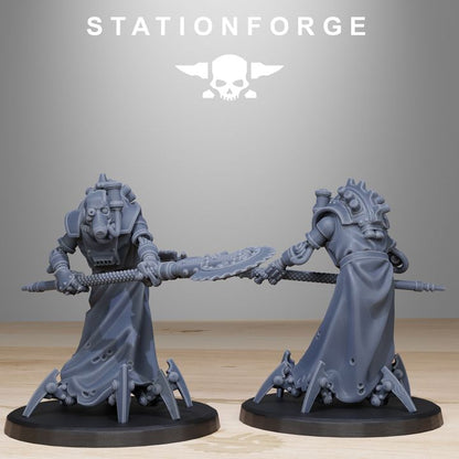 Tech Priests Scavenger Elders (10 Units), 28mm heroic scale unpainted resin, view 9
