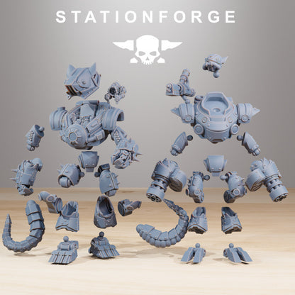 Tech Priests Raticus Clankers (6 Units), 28mm heroic scale unpainted resin, view 9