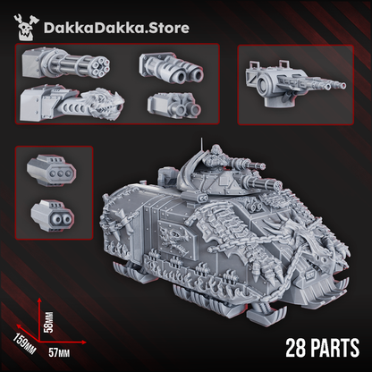 Flame Knights Anti Grav Apc, proxy miniature, transport, 28mm heroic scale unpainted resin