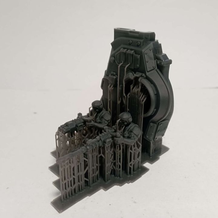 Regius Guard Battle Tank Lethal Rage Lr6, Imperial Army proxy miniature, 28mm heroic scale unpainted resin, view 7