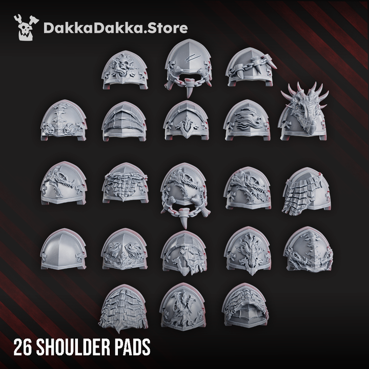 Flame Knights Warriors Build Kit, proxy miniature, squad, 28mm heroic scale unpainted resin, view 6