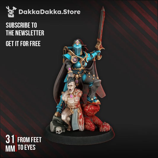 Pleasure Knights High Haseki, proxy miniature, 28mm heroic scale unpainted resin