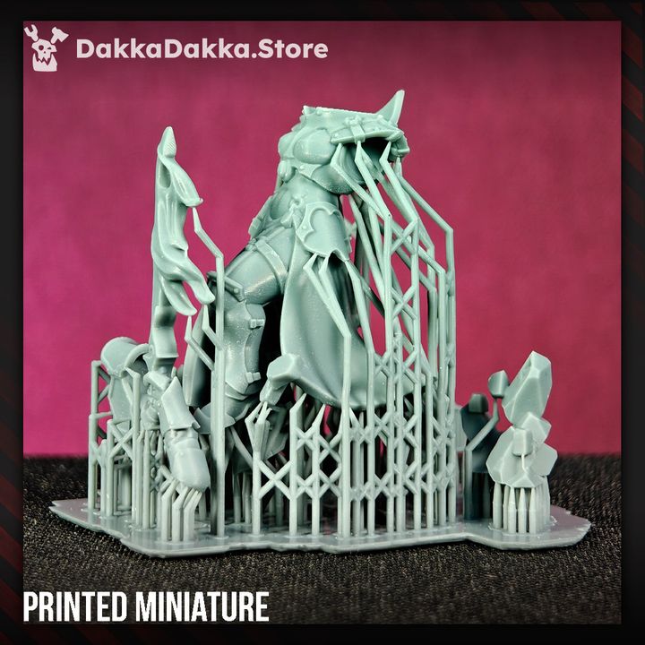Pleasure Knights Mirael Voluptuousness Fire, proxy miniature, 28mm heroic scale unpainted resin, view 6