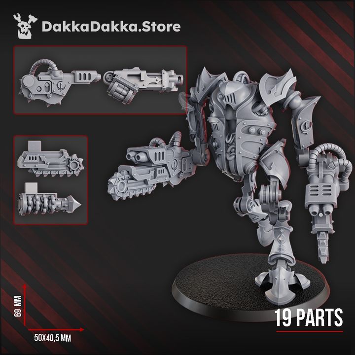 Pleasure Knights Bonebreak Machine, proxy miniature, 28mm heroic scale unpainted resin