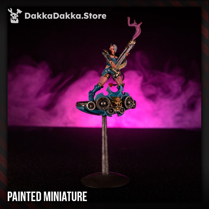 Pleasure Knights Ozzy Hellbringer, proxy miniature, 28mm heroic scale unpainted resin, view 4