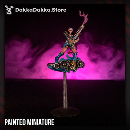 Pleasure Knights Ozzy Hellbringer, proxy miniature, 28mm heroic scale unpainted resin, view 4