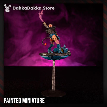 Pleasure Knights Ozzy Hellbringer, proxy miniature, 28mm heroic scale unpainted resin, view 5