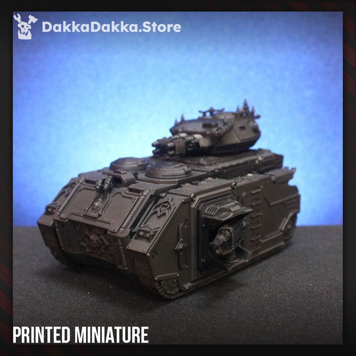 Battle Sisters Apc Upgrade, proxy miniature, transport, 28mm heroic scale unpainted resin, view 7