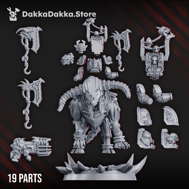 Bloodthirsty Knights The Soul Slasher Lord, proxy miniature, character, 28mm heroic scale unpainted resi