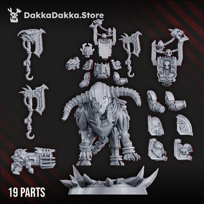 Bloodthirsty Knights The Soul Slasher Lord, proxy miniature, character, 28mm heroic scale unpainted resi