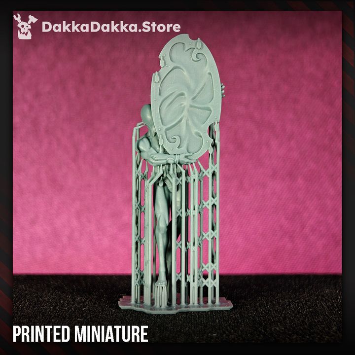 Pleasure Knights Vanguard Miraleth, proxy miniature, scout, 28mm heroic scale unpainted resin, view 3