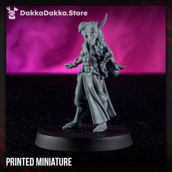 Pleasure Knights Vanguard Soldrith, proxy miniature, scout, 28mm heroic scale unpainted resin, view 3