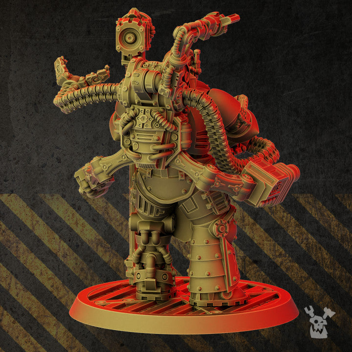 Iron Knights Alloy Master, proxy miniature, character, 28mm heroic scale unpainted resin, view 4