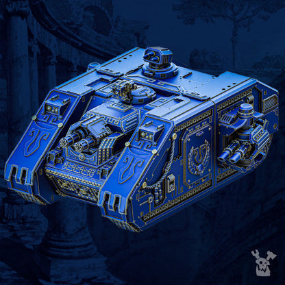 Ultra Knights Heavy Armored Space Assault Tank, proxy miniature, 28mm heroic scale unpainted resin