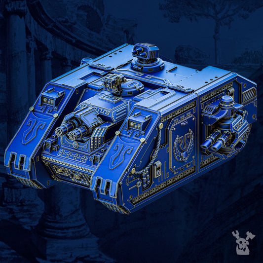 Ultra Knights Heavy Armored Space Assault Tank, proxy miniature, 28mm heroic scale unpainted resin