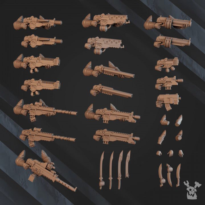 Regius Guard Bedouin Desert Stalkers Build Kit, Imperial Army proxy miniature, scout, 28mm heroic scale unpainted, view 3