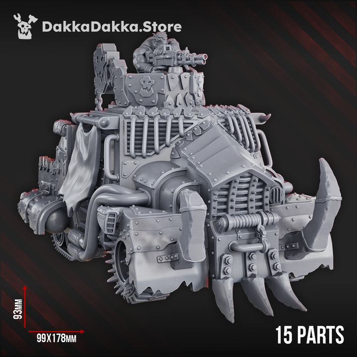 Orks Chunky Barra, proxy miniature, 28mm heroic scale unpainted resin