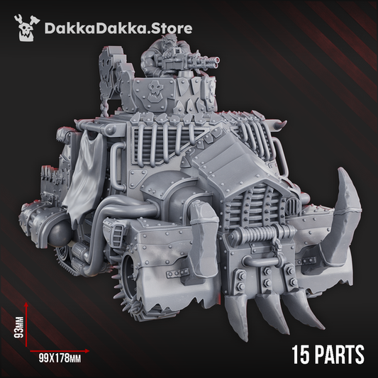 Orks Chunky Barra, proxy miniature, 28mm heroic scale unpainted resin