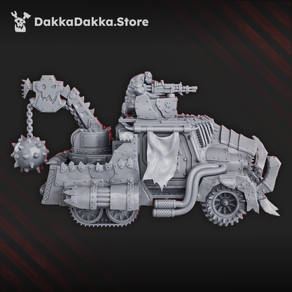 Orks Chunky Barra, proxy miniature, 28mm heroic scale unpainted resin, view 3
