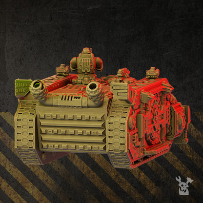Iron Knights Full Fury Apc, proxy miniature, transport, 28mm heroic scale unpainted resin, view 2