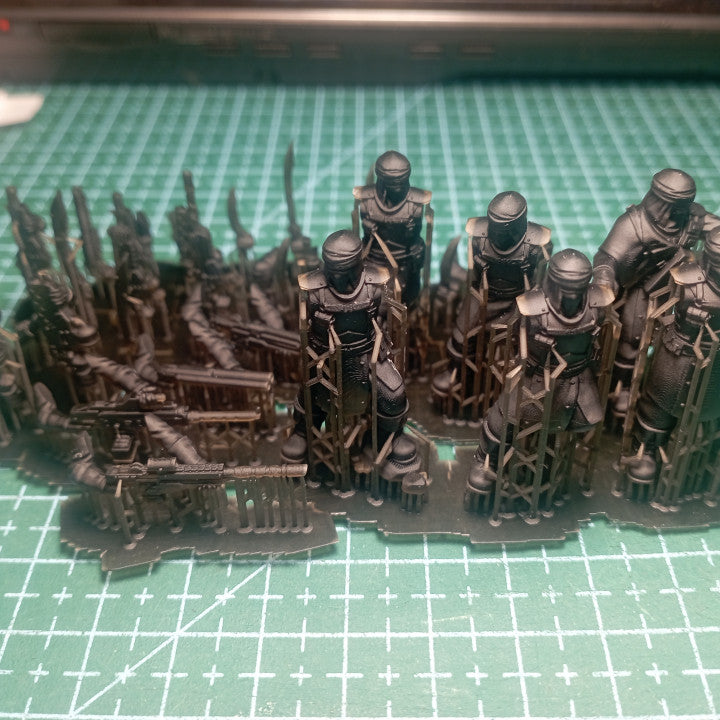 Regius Guard Bedouin Desert Stalkers Build Kit, Imperial Army proxy miniature, scout, 28mm heroic scale unpainted, view 4