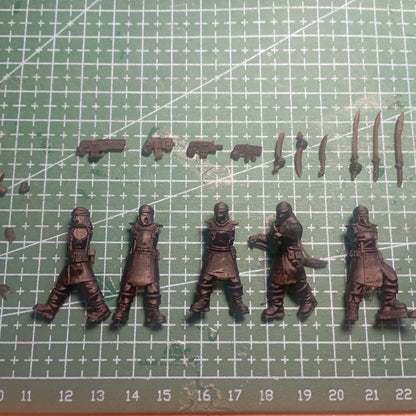 Regius Guard Bedouin Desert Stalkers Build Kit, Imperial Army proxy miniature, scout, 28mm heroic scale unpainted, view 8