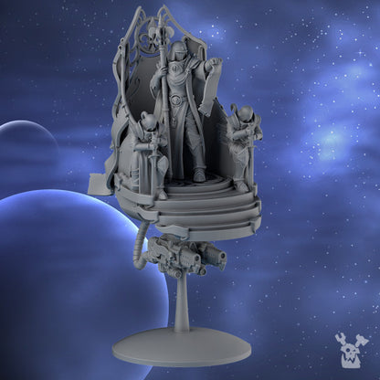 Battle Sisters Vastra Irit, proxy miniature, 28mm heroic scale unpainted resin, view 3