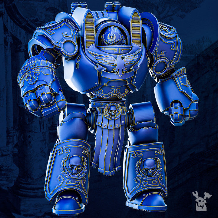 Ultra Knights Space Walker Legio Colossus, proxy miniature, 28mm heroic scale unpainted resin