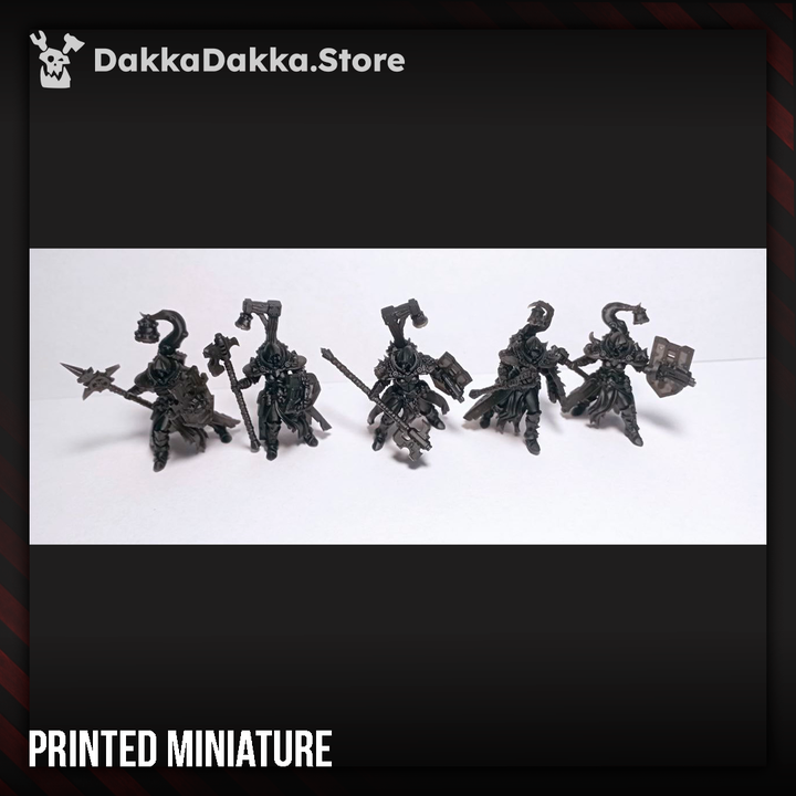 Dark Space Knights Coven Blightshield Witches Squad, proxy miniature, 28mm heroic scale unpainted resin, v