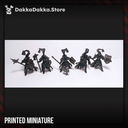 Dark Space Knights Coven Blightshield Witches Squad, proxy miniature, 28mm heroic scale unpainted resin, v