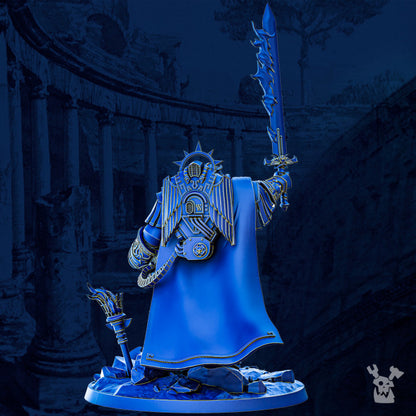 Ultra Knights Quintus Aexius The Conditor, proxy miniature, character, 28mm heroic scale, view 4