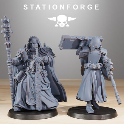 Imperial Army Royal Guard Elites (10 Units), 28mm heroic scale unpainted resin, view 6