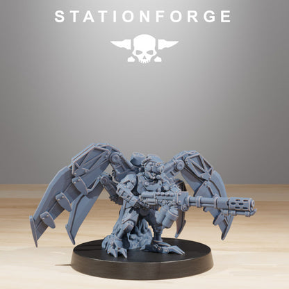 Tech Priests Scavenger Strikers (10 Units), 28mm heroic scale unpainted resin, view 6