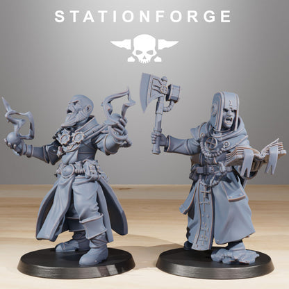 Imperial Army Royal Guard Elites (10 Units), 28mm heroic scale unpainted resin, view 4